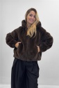 pelliccia con zip cloud